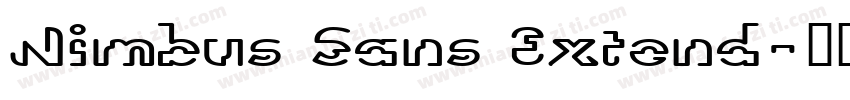 Nimbus Sans Extend字体转换